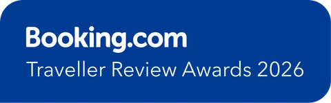 Booking.com Traveller Review Awards 2026 — rated 9.7 out of 10